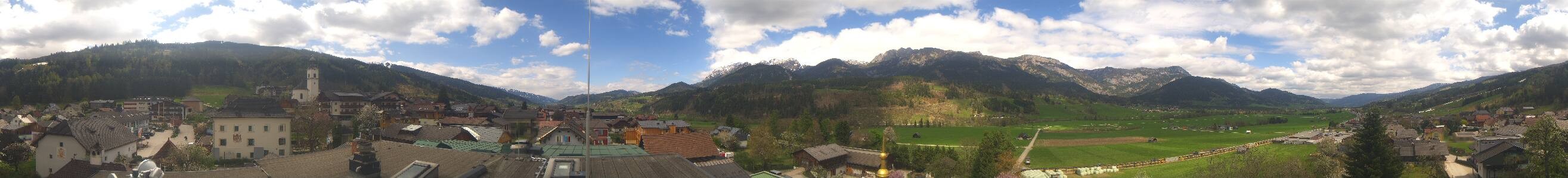 Archiv Foto Webcam Blick vom Hotel Herrschaftstaverne (Haus im Ennstal, Steiermark)