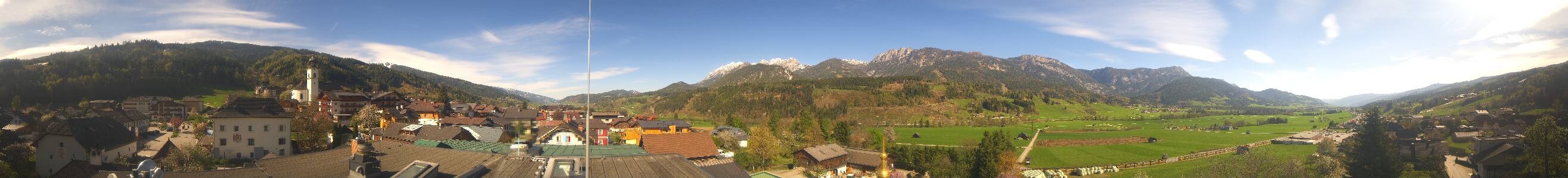 Archived image Webcam View from hotel Herrschaftstaverne (Haus im Ennstal, Styria)