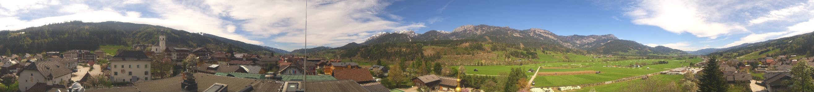 Archived image Webcam View from hotel Herrschaftstaverne (Haus im Ennstal, Styria)