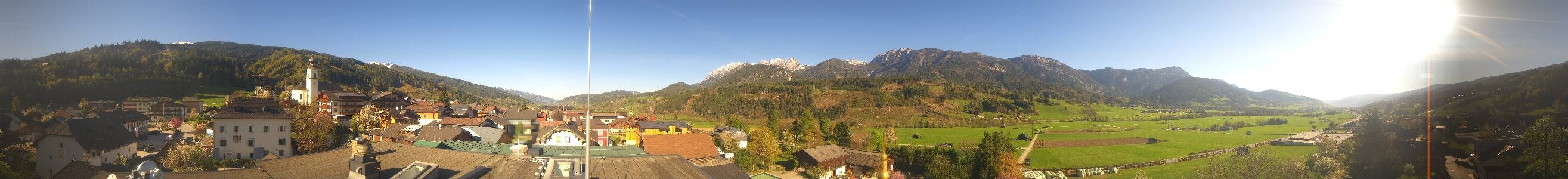 Archived image Webcam View from hotel Herrschaftstaverne (Haus im Ennstal, Styria)