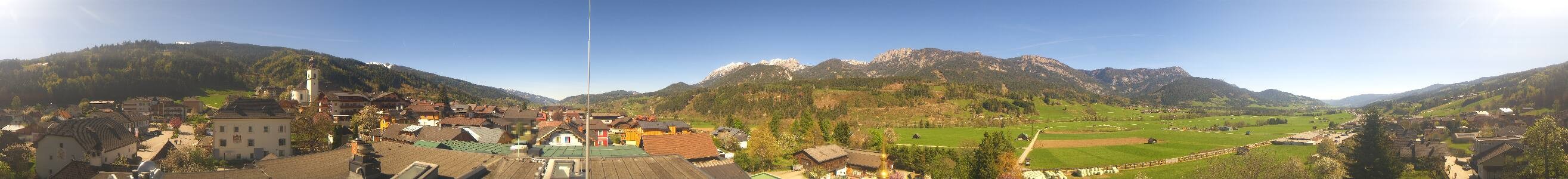 Archived image Webcam View from hotel Herrschaftstaverne (Haus im Ennstal, Styria)