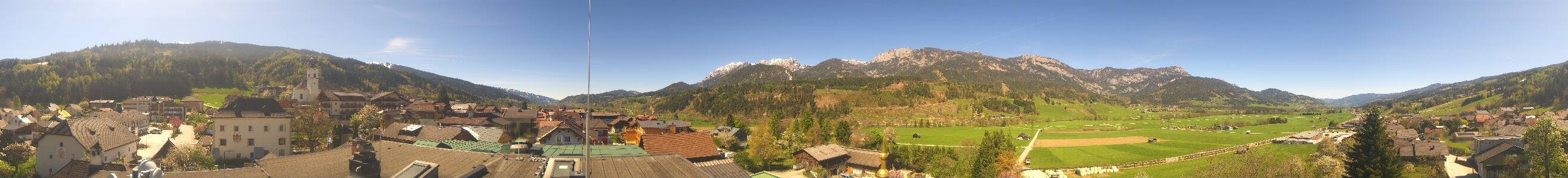 Archived image Webcam View from hotel Herrschaftstaverne (Haus im Ennstal, Styria)