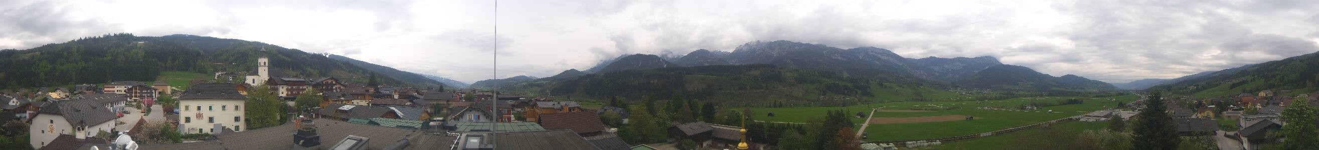 Archived image Webcam View from hotel Herrschaftstaverne (Haus im Ennstal, Styria)