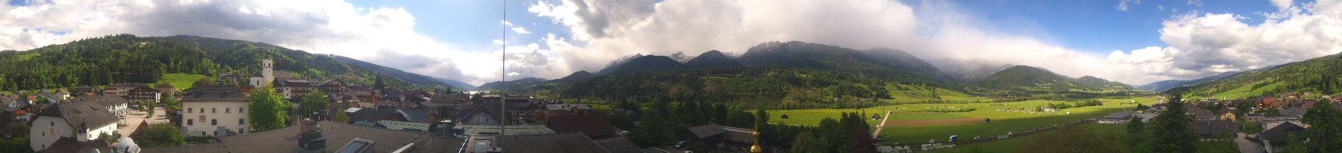 Archived image Webcam View from hotel Herrschaftstaverne (Haus im Ennstal, Styria)