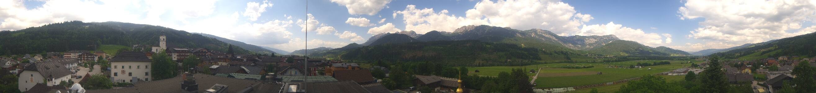 Archived image Webcam View from hotel Herrschaftstaverne (Haus im Ennstal, Styria)