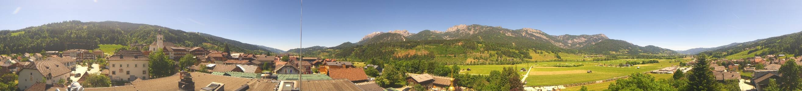 Archived image Webcam View from hotel Herrschaftstaverne (Haus im Ennstal, Styria)