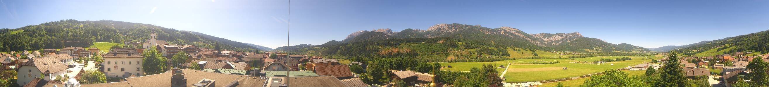 Archived image Webcam View from hotel Herrschaftstaverne (Haus im Ennstal, Styria)