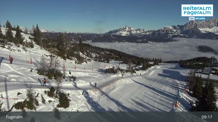 Archiv Foto Webcam Blick auf die Fageralm in der Region Schladming-Dachstein (Steiermark)