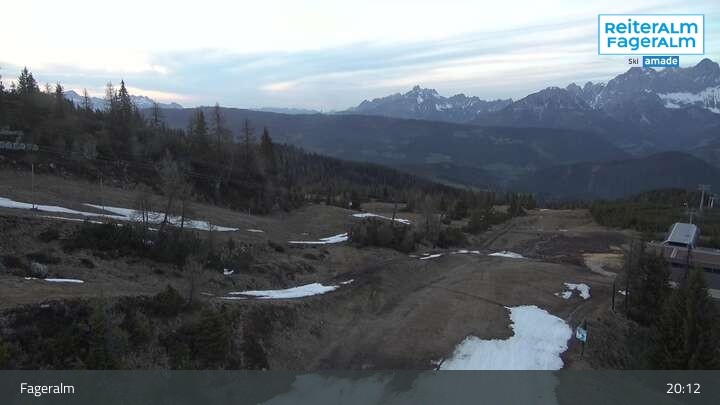 Archiv Foto Webcam Blick auf die Fageralm in der Region Schladming-Dachstein (Steiermark)