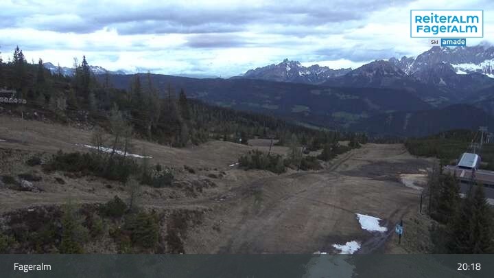 Archiv Foto Webcam Blick auf die Fageralm in der Region Schladming-Dachstein (Steiermark)