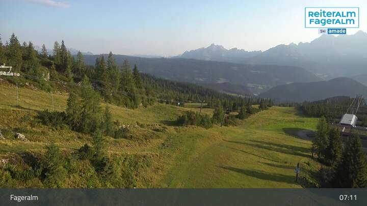 Archiv Foto Webcam Blick auf die Fageralm in der Region Schladming-Dachstein (Steiermark)