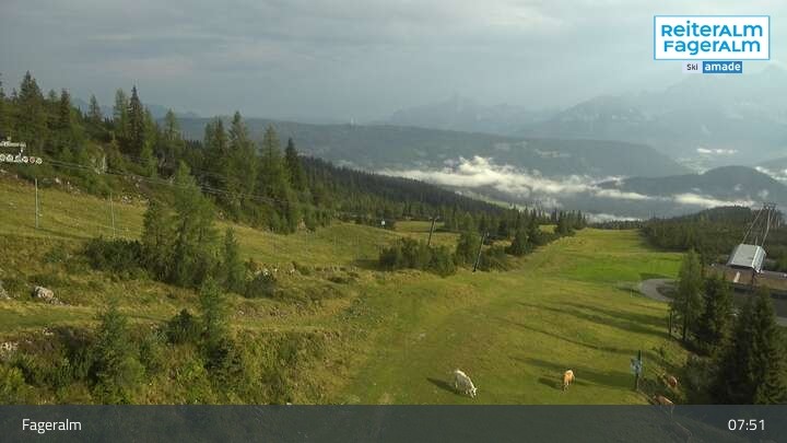 Archiv Foto Webcam Blick auf die Fageralm in der Region Schladming-Dachstein (Steiermark)