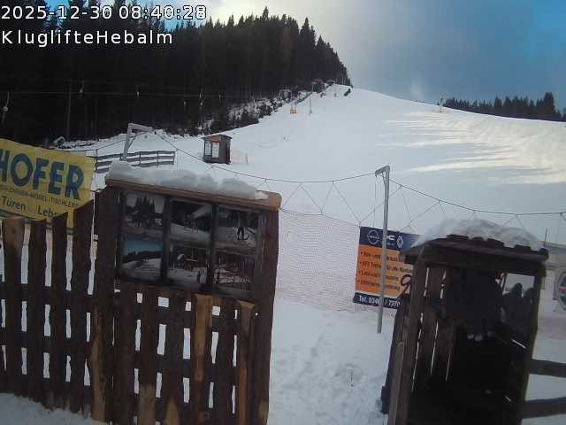 Archiv Foto Webcam Wandergebiet Hebalm - Steiermark