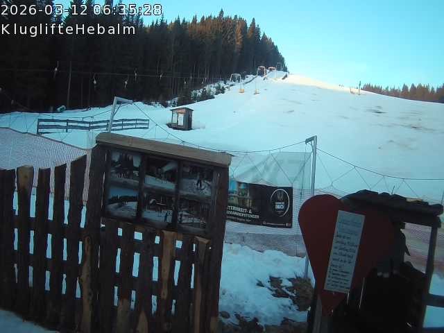 Archived image Webcam Hiking Area Hebalm - Styria
