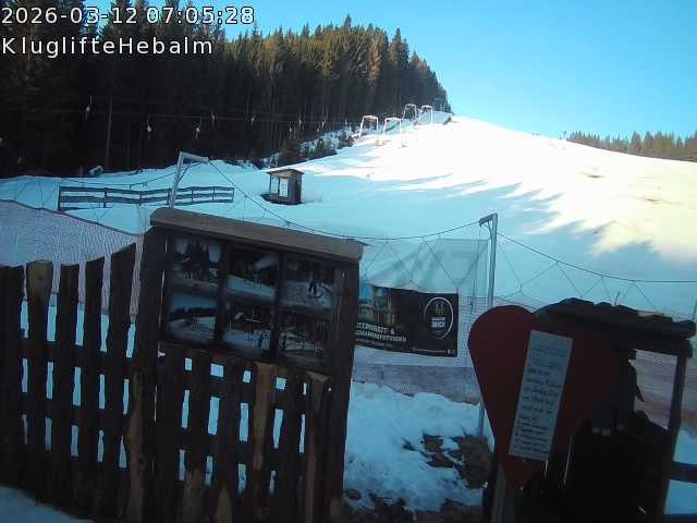Archived image Webcam Hiking Area Hebalm - Styria