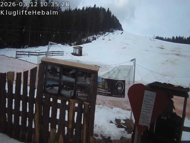 Archived image Webcam Hiking Area Hebalm - Styria