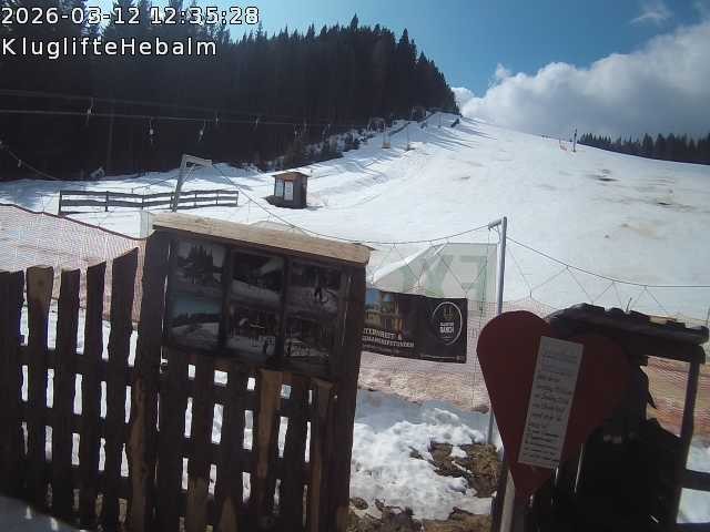 Archived image Webcam Hiking Area Hebalm - Styria