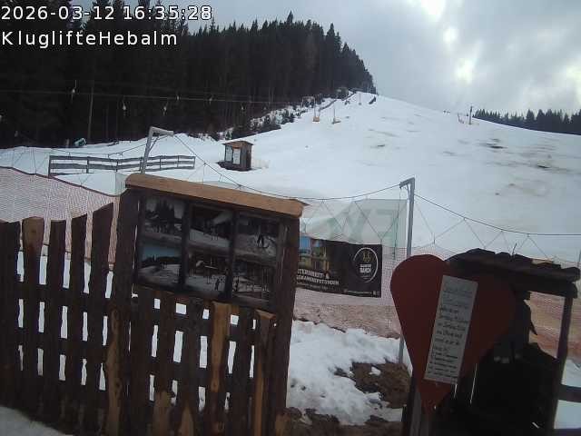 Archived image Webcam Hiking Area Hebalm - Styria
