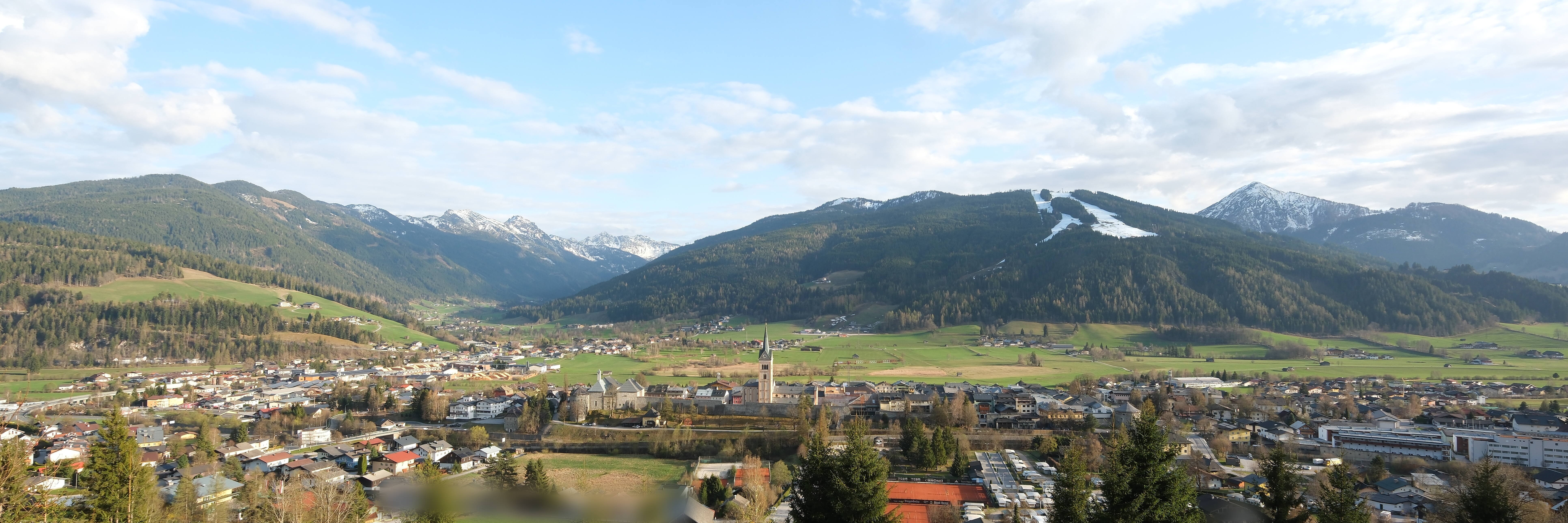 Archiv Foto Webcam Panoramablick auf Radstadt