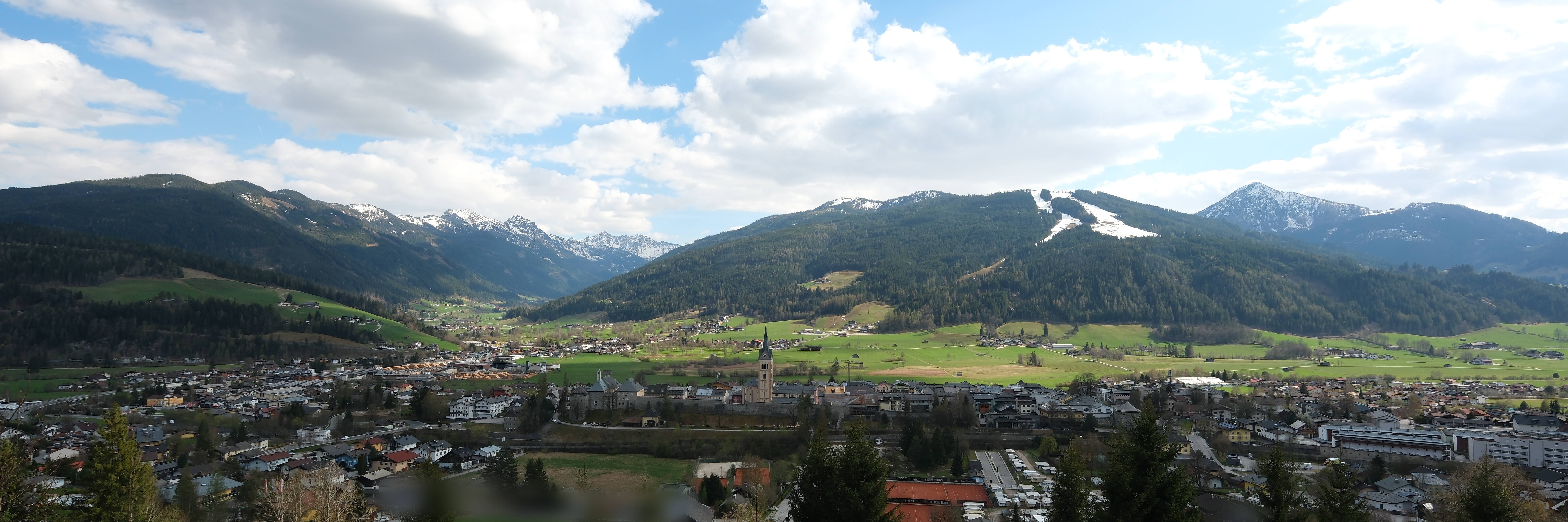 Archiv Foto Webcam Panoramablick auf Radstadt