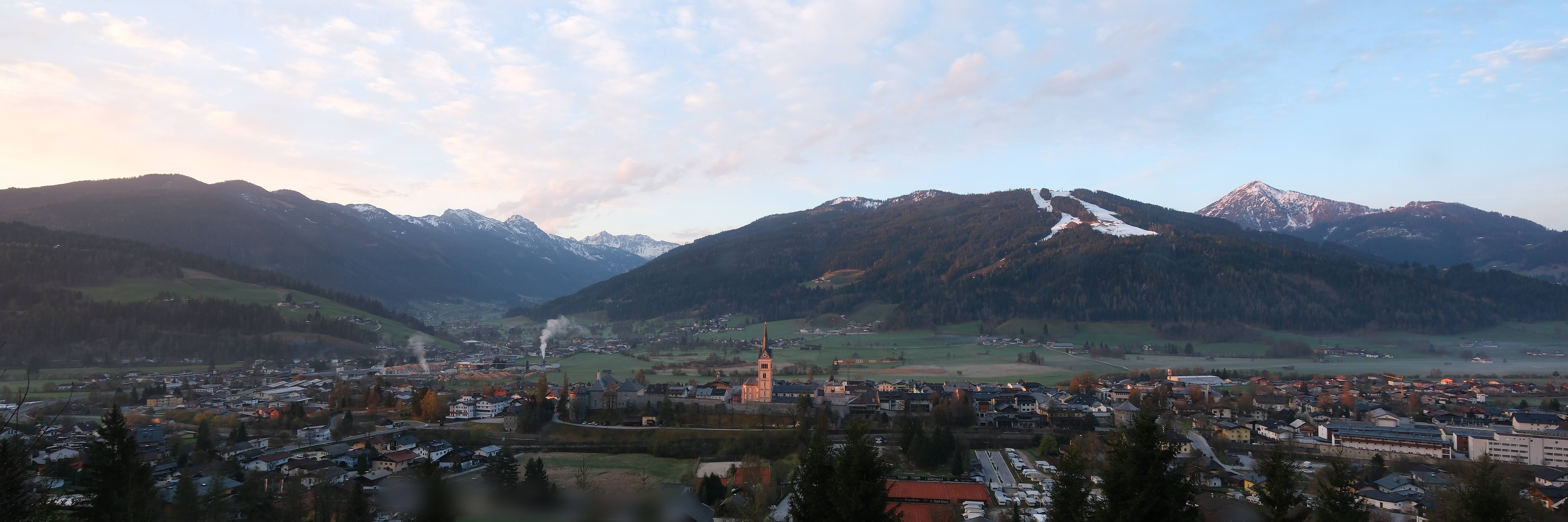 Archiv Foto Webcam Panoramablick auf Radstadt