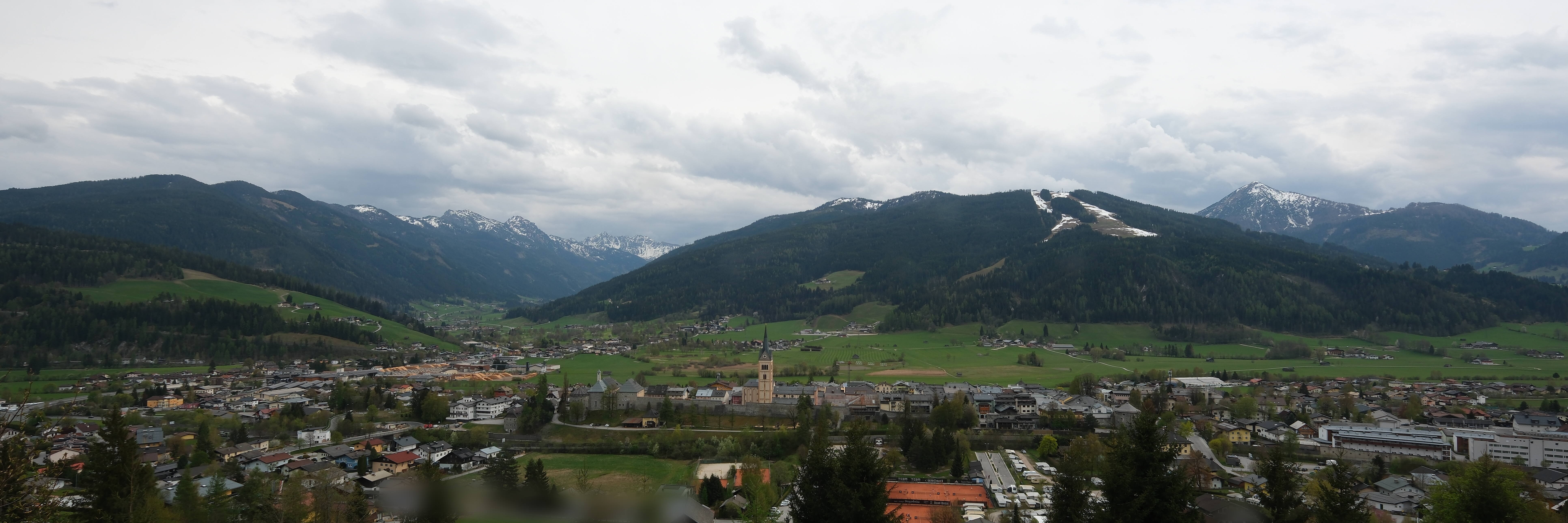 Archiv Foto Webcam Panoramablick auf Radstadt