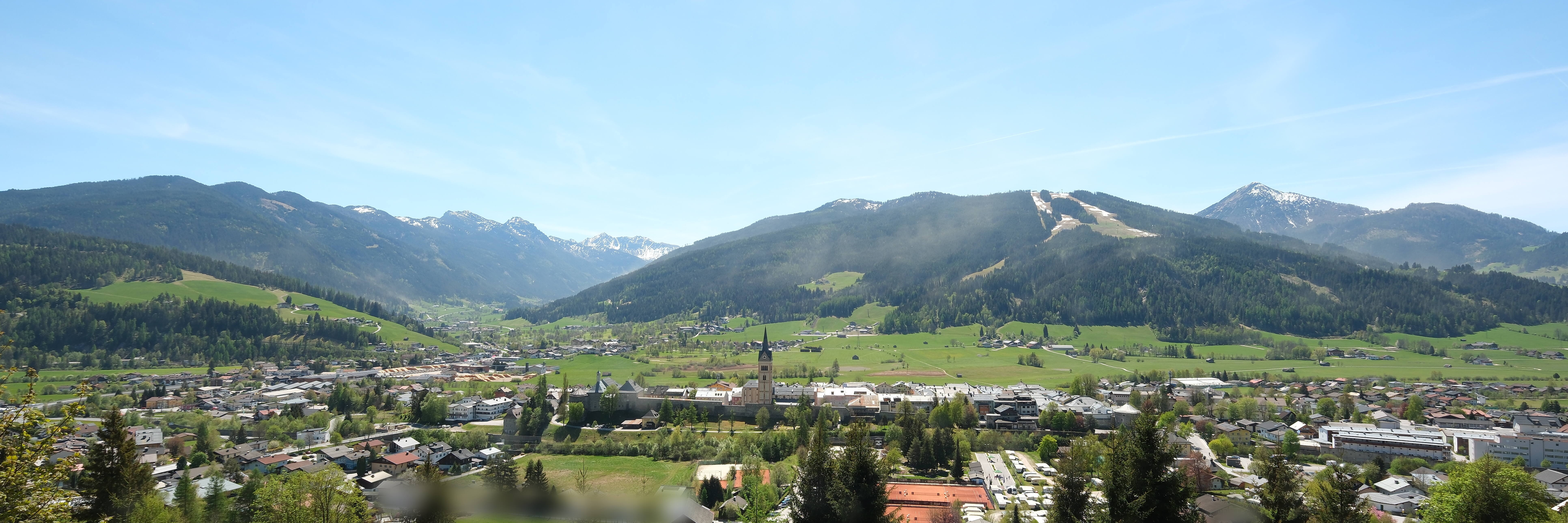 Archiv Foto Webcam Panoramablick auf Radstadt