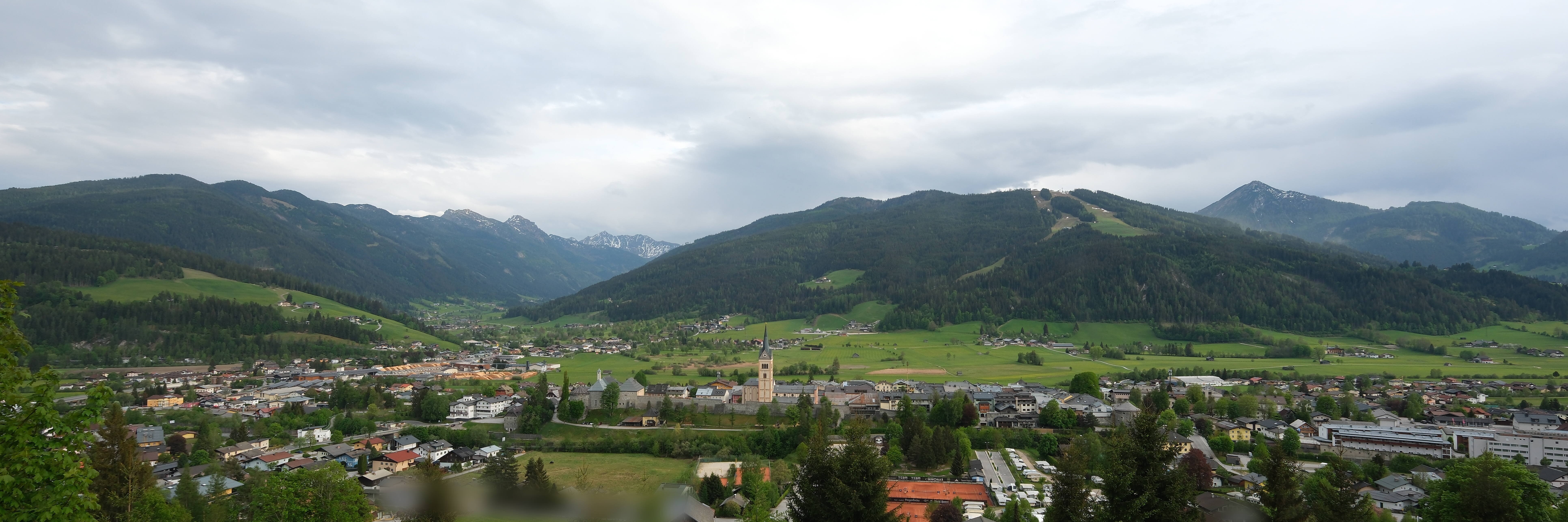 Archiv Foto Webcam Panoramablick auf Radstadt