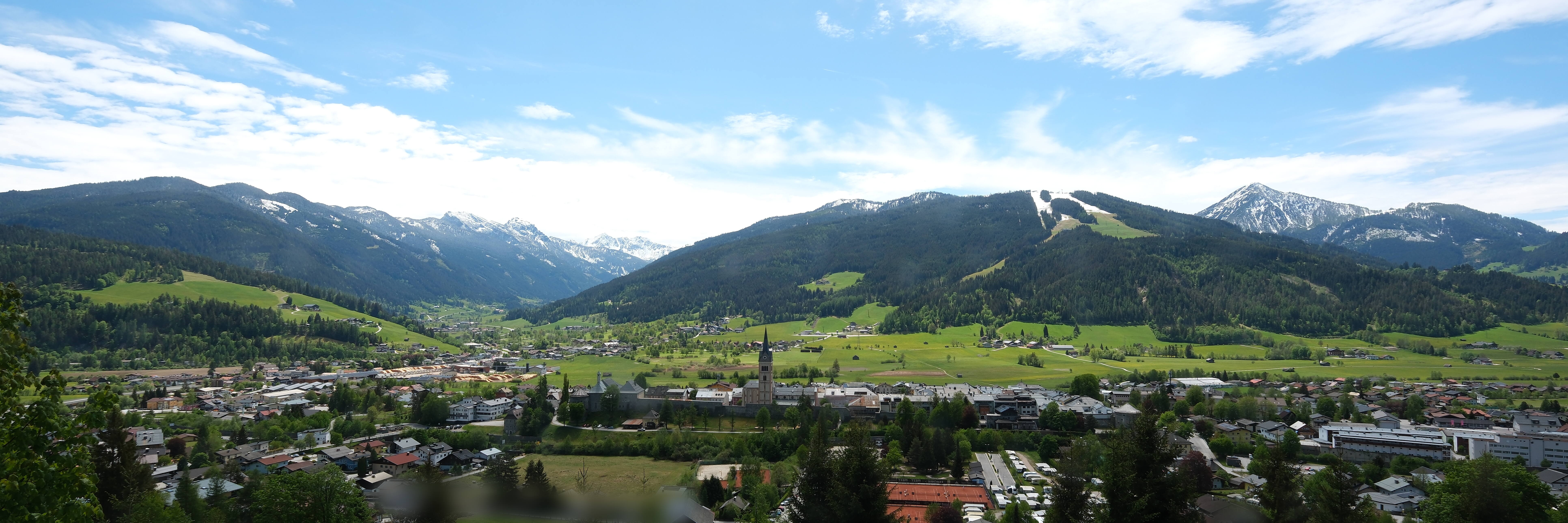 Archiv Foto Webcam Panoramablick auf Radstadt