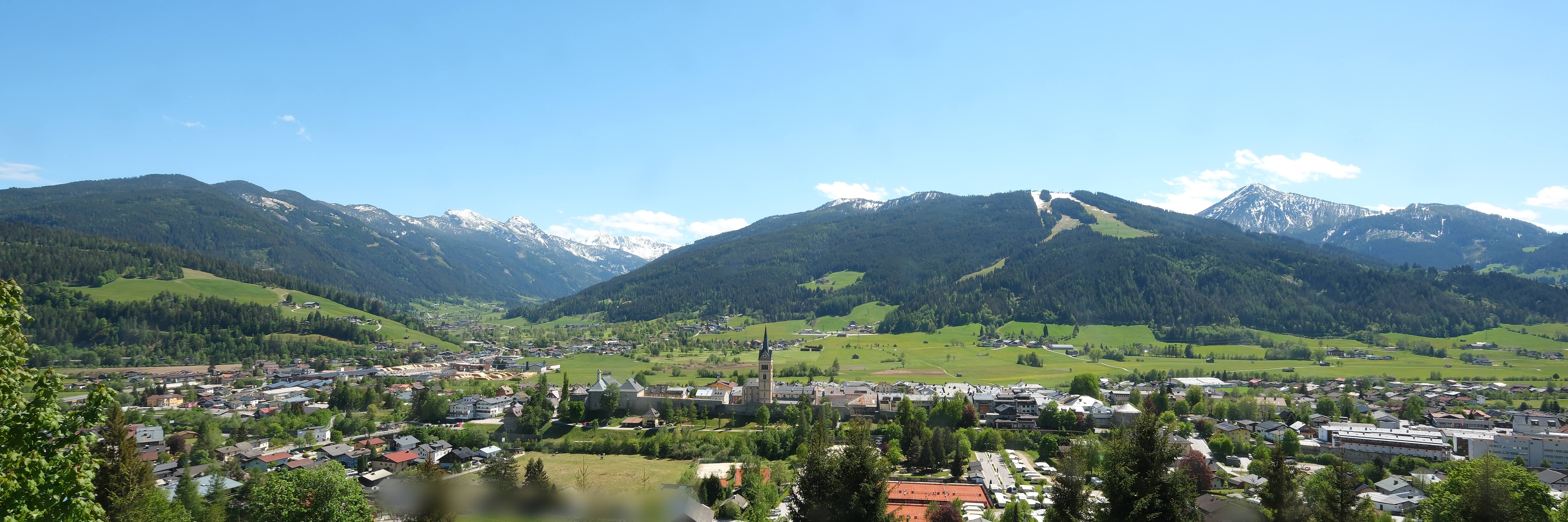 Archiv Foto Webcam Panoramablick auf Radstadt