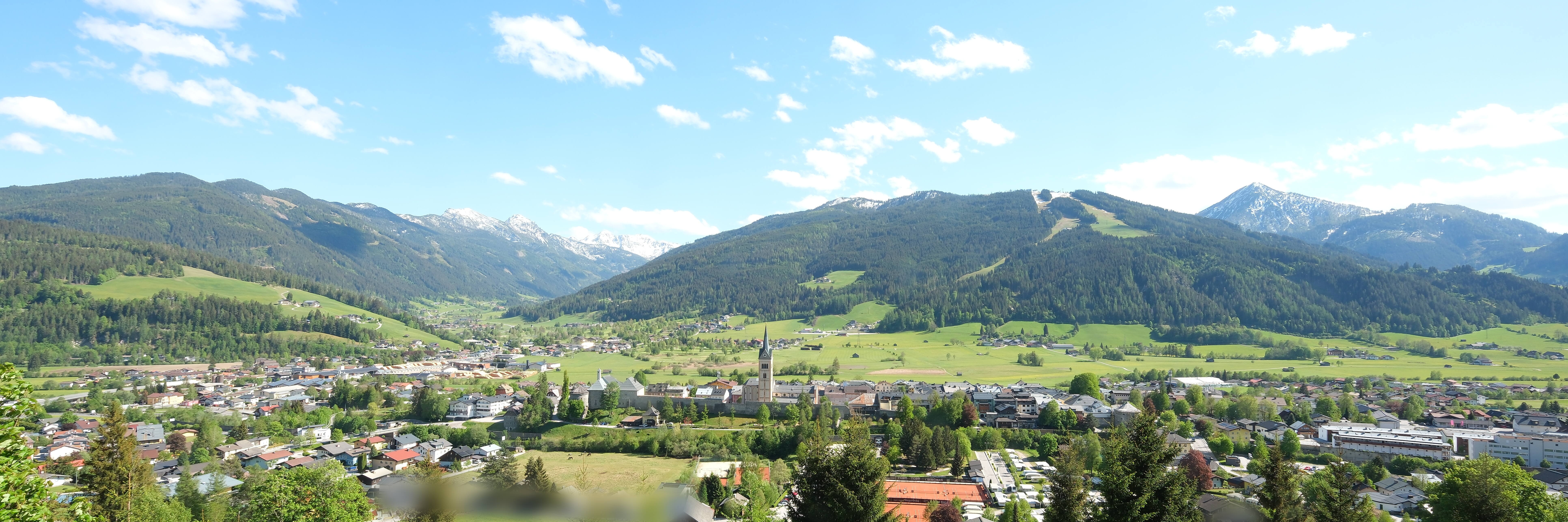 Archiv Foto Webcam Panoramablick auf Radstadt