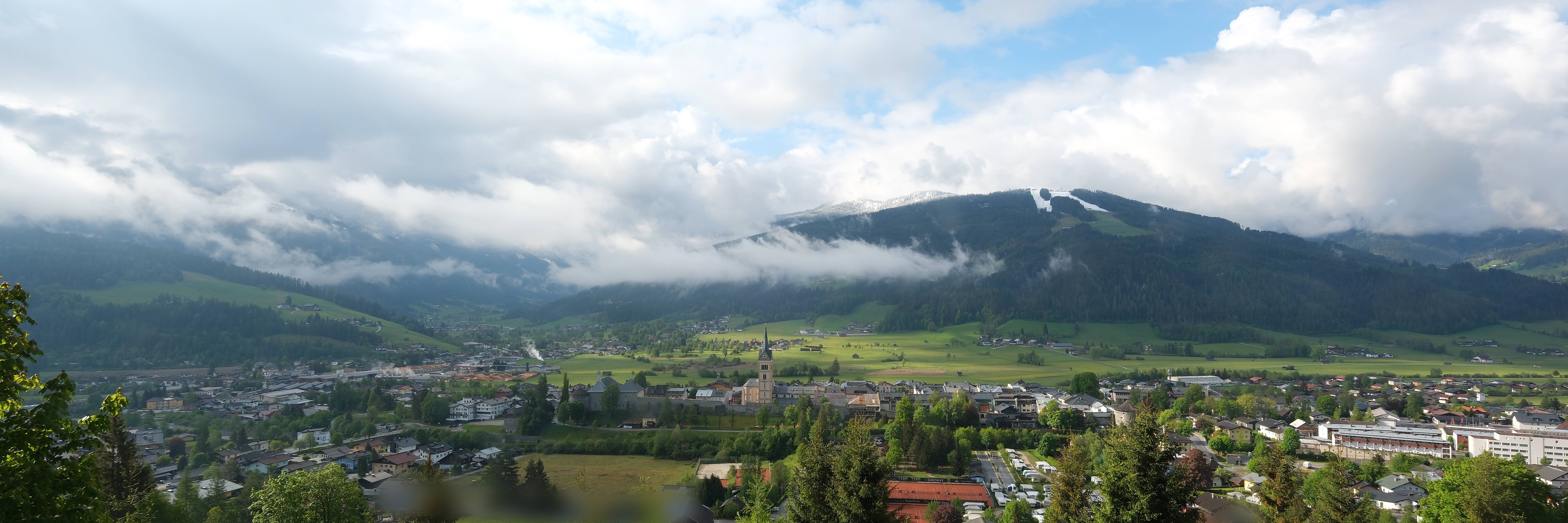 Archiv Foto Webcam Panoramablick auf Radstadt