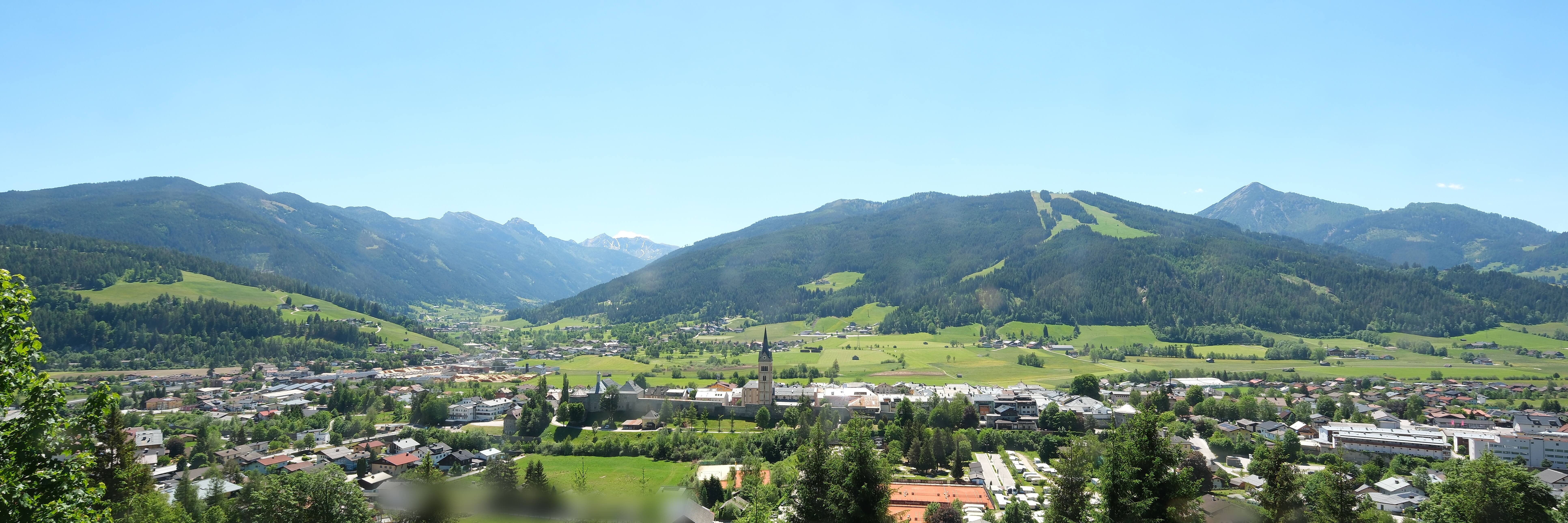 Archiv Foto Webcam Panoramablick auf Radstadt