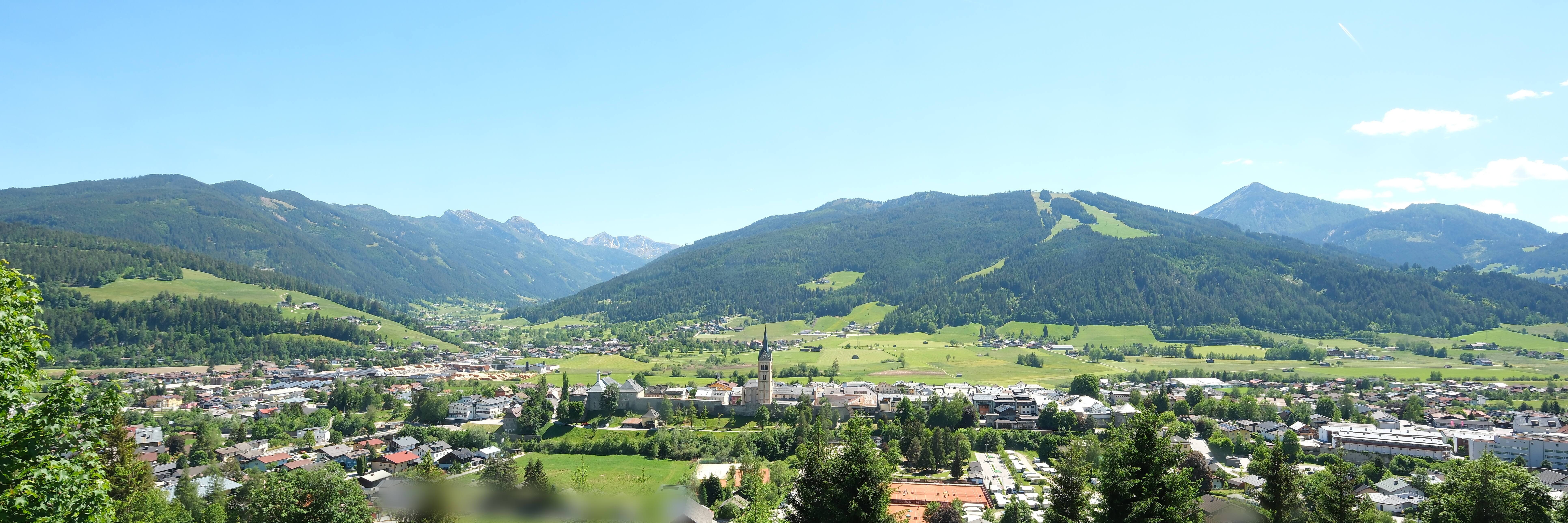 Archiv Foto Webcam Panoramablick auf Radstadt