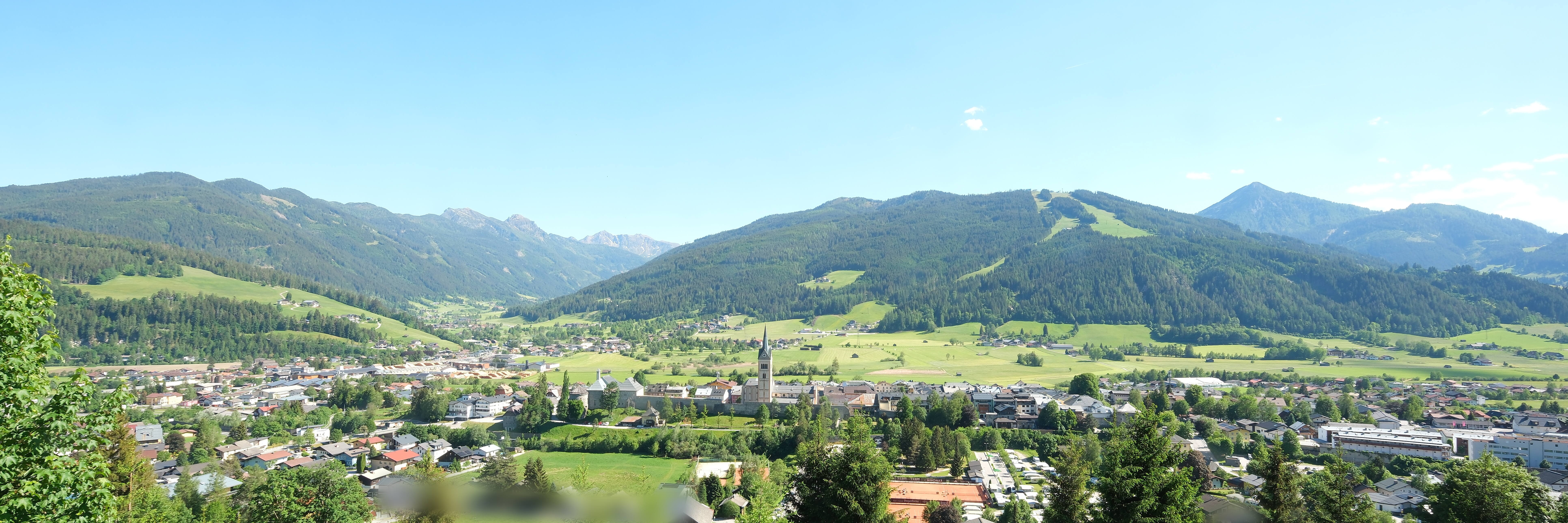 Archiv Foto Webcam Panoramablick auf Radstadt