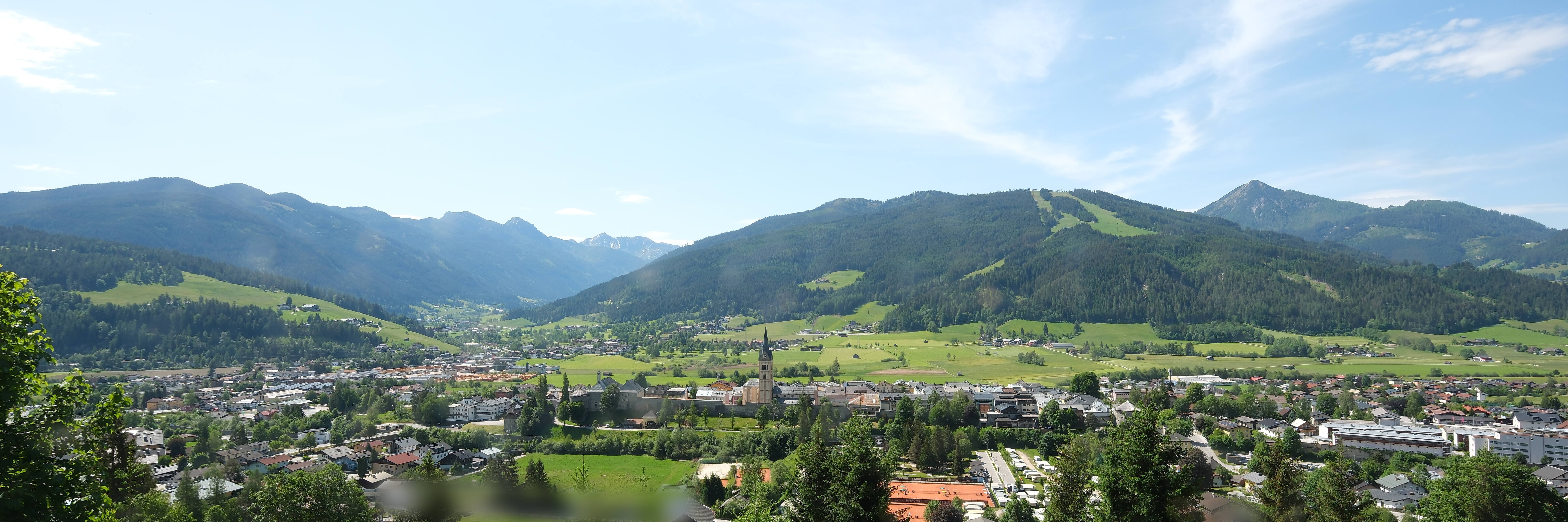 Archiv Foto Webcam Panoramablick auf Radstadt