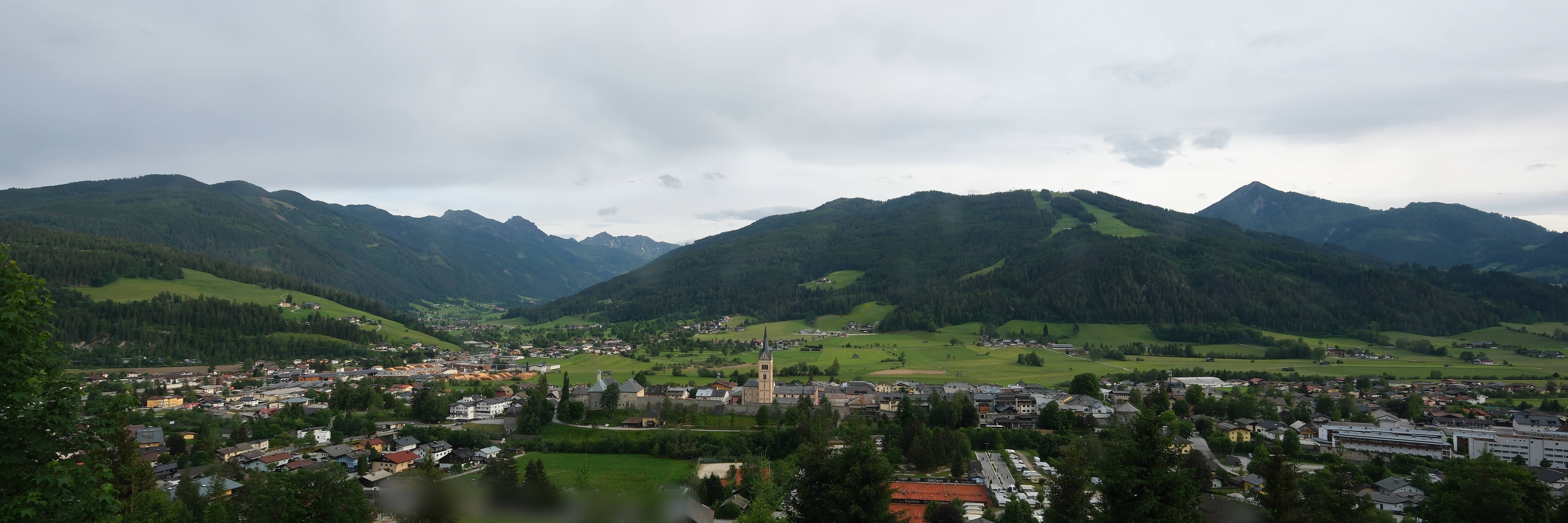 Archiv Foto Webcam Panoramablick auf Radstadt