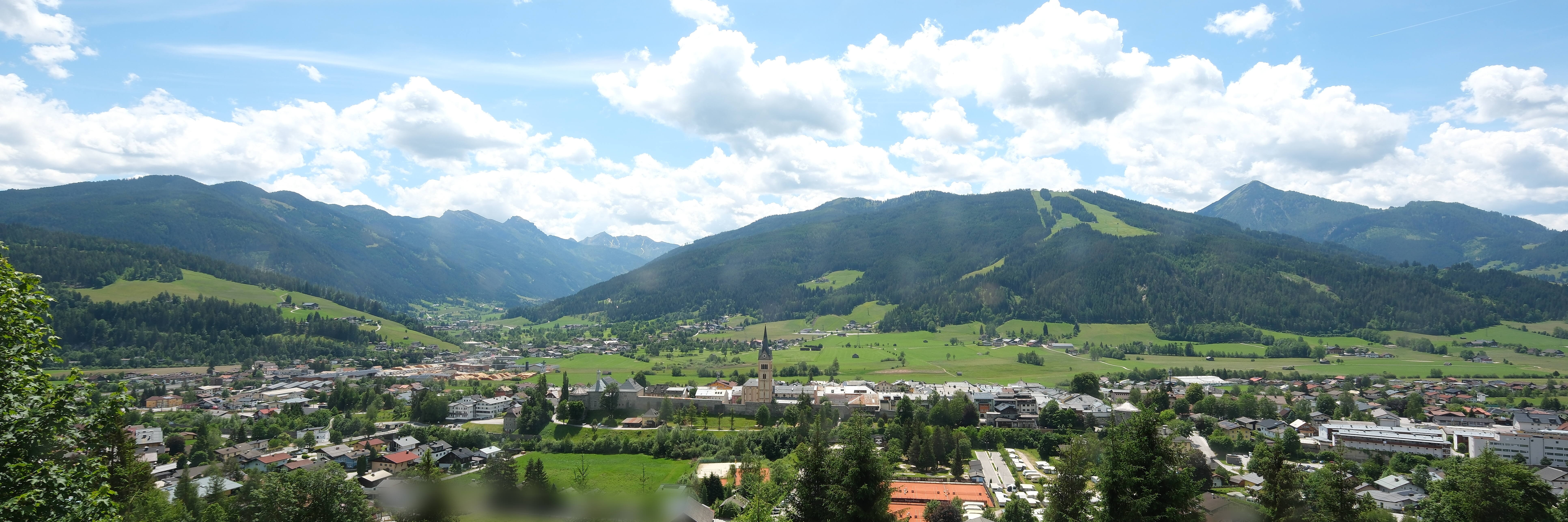 Archiv Foto Webcam Panoramablick auf Radstadt