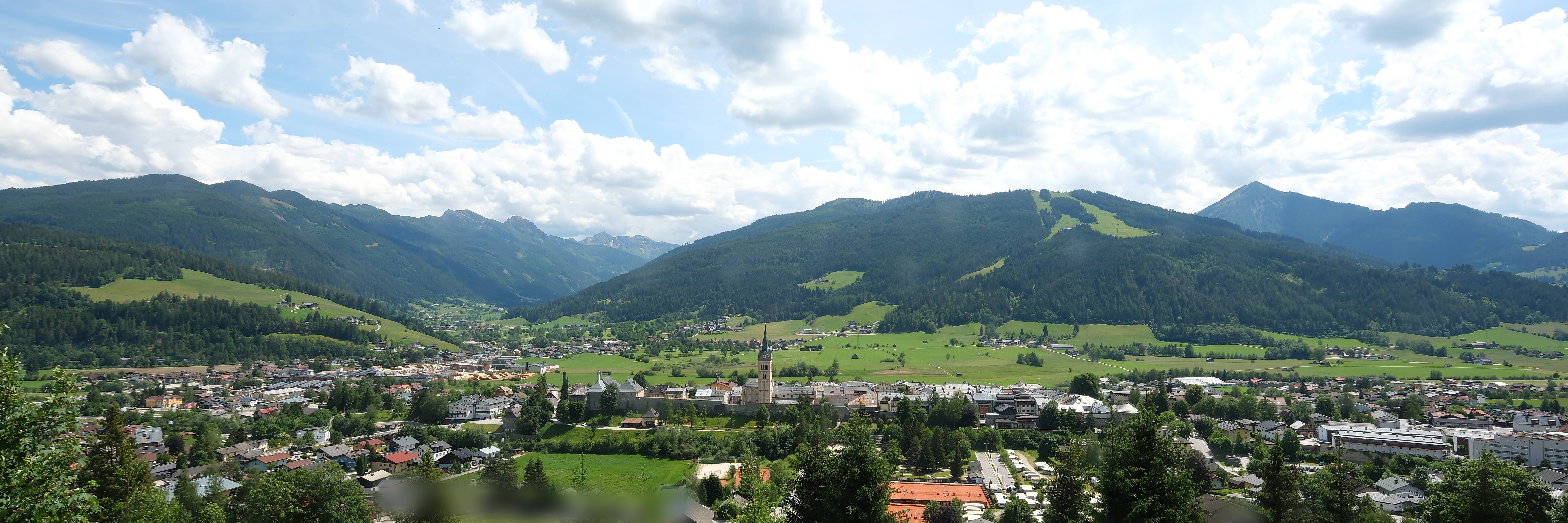 Archiv Foto Webcam Panoramablick auf Radstadt