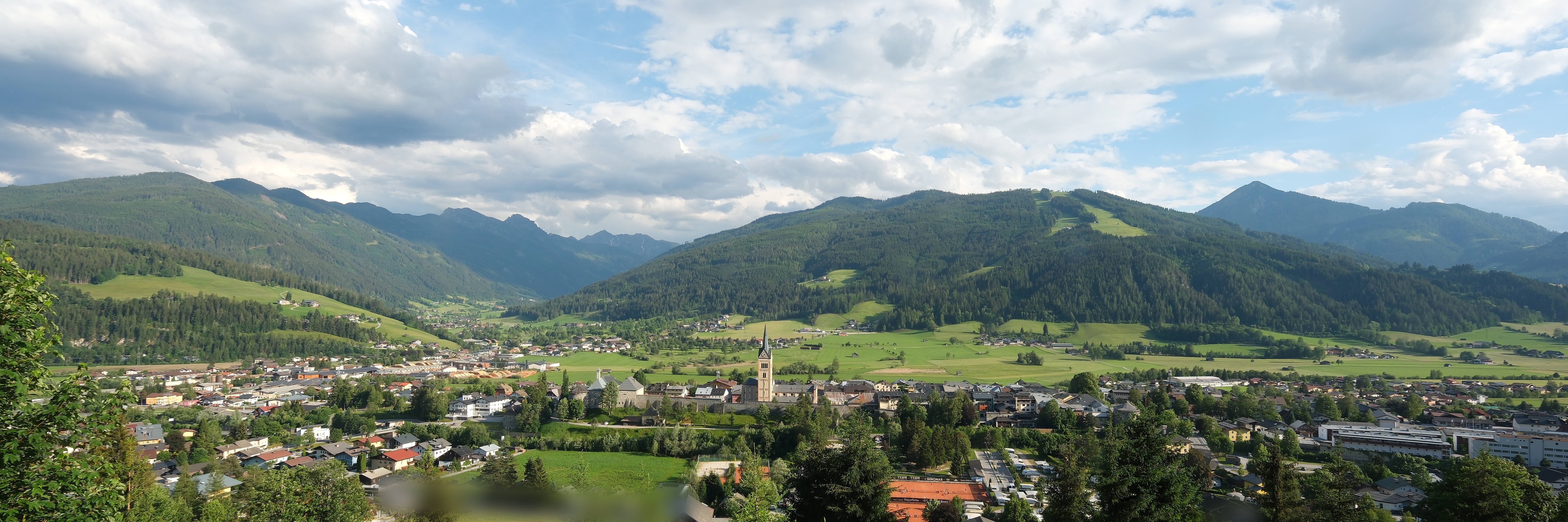 Archiv Foto Webcam Panoramablick auf Radstadt