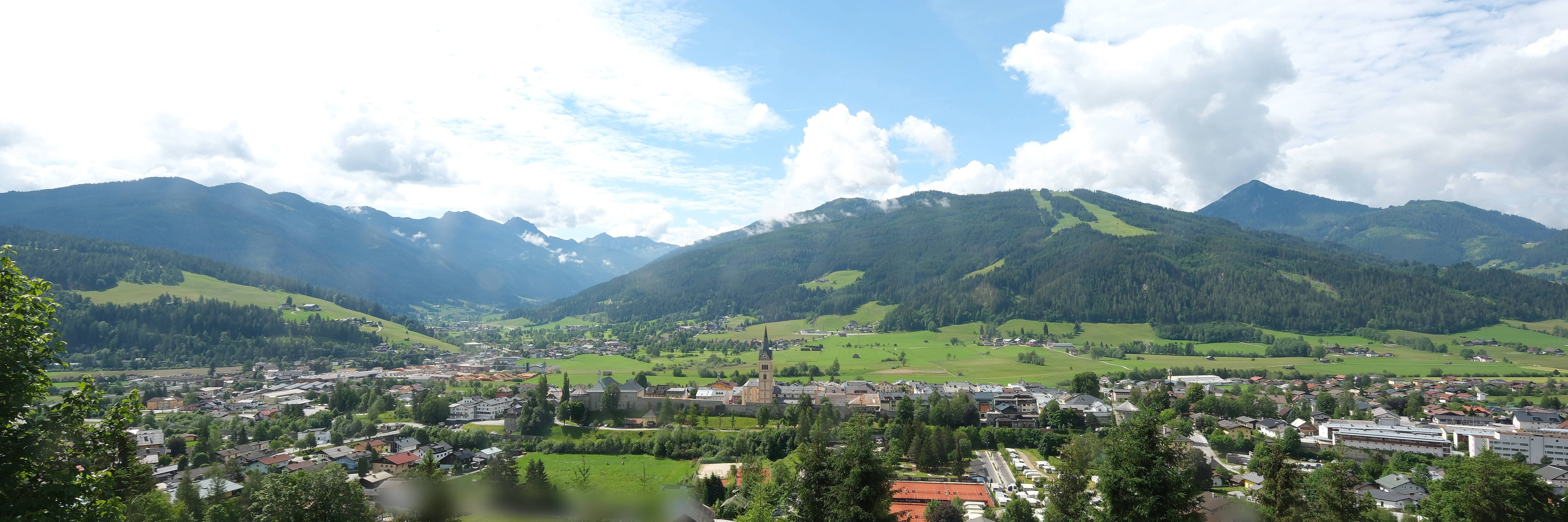Archiv Foto Webcam Panoramablick auf Radstadt