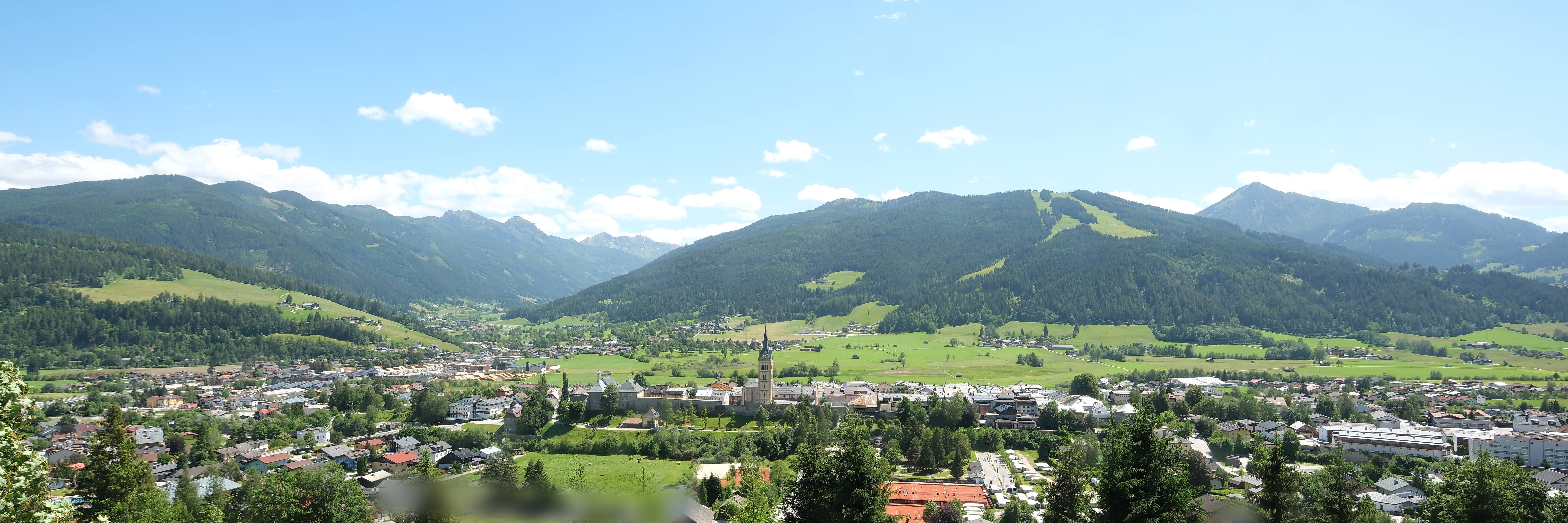 Archiv Foto Webcam Panoramablick auf Radstadt