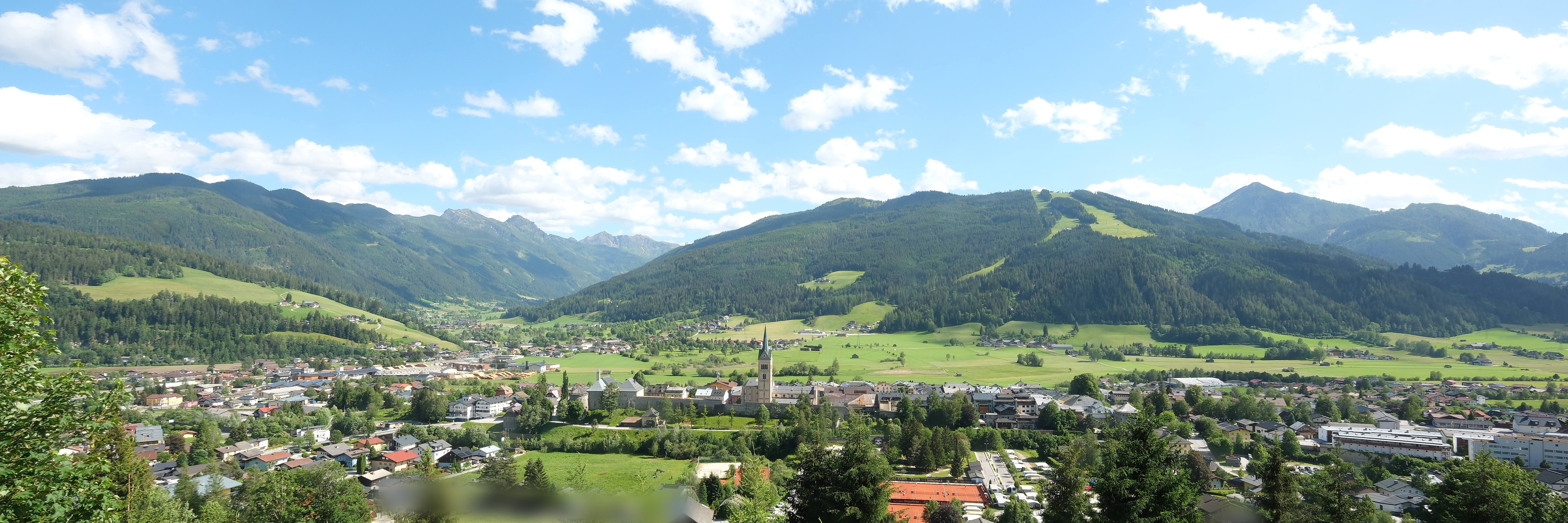 Archiv Foto Webcam Panoramablick auf Radstadt