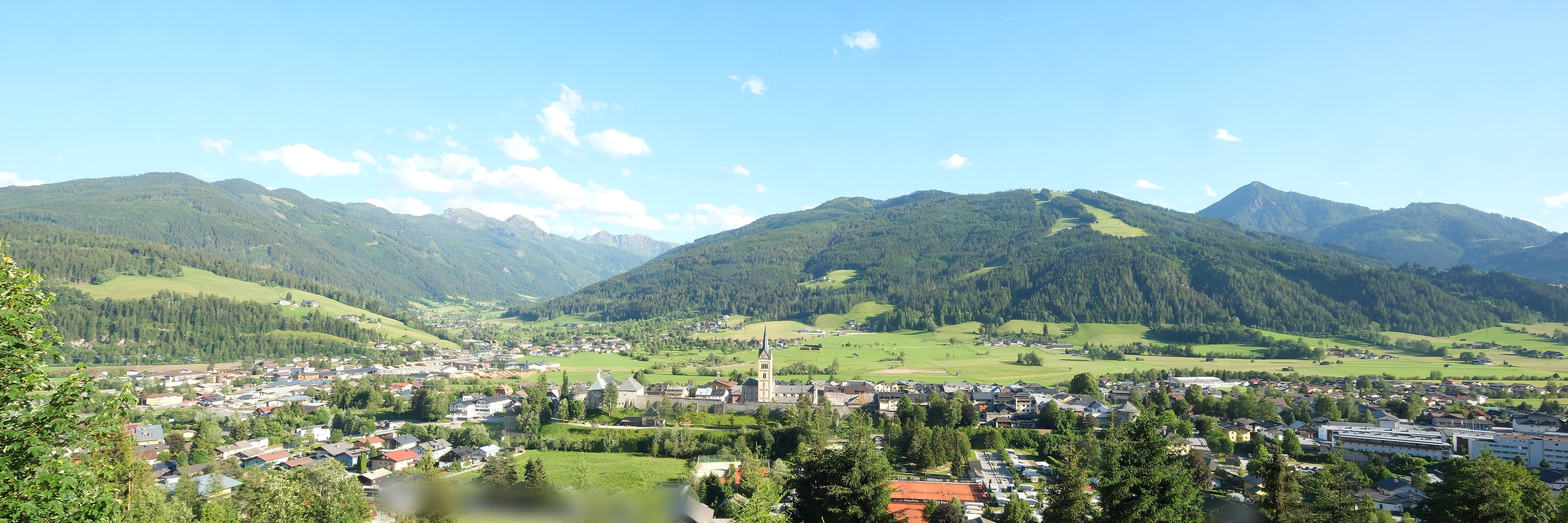 Archiv Foto Webcam Panoramablick auf Radstadt