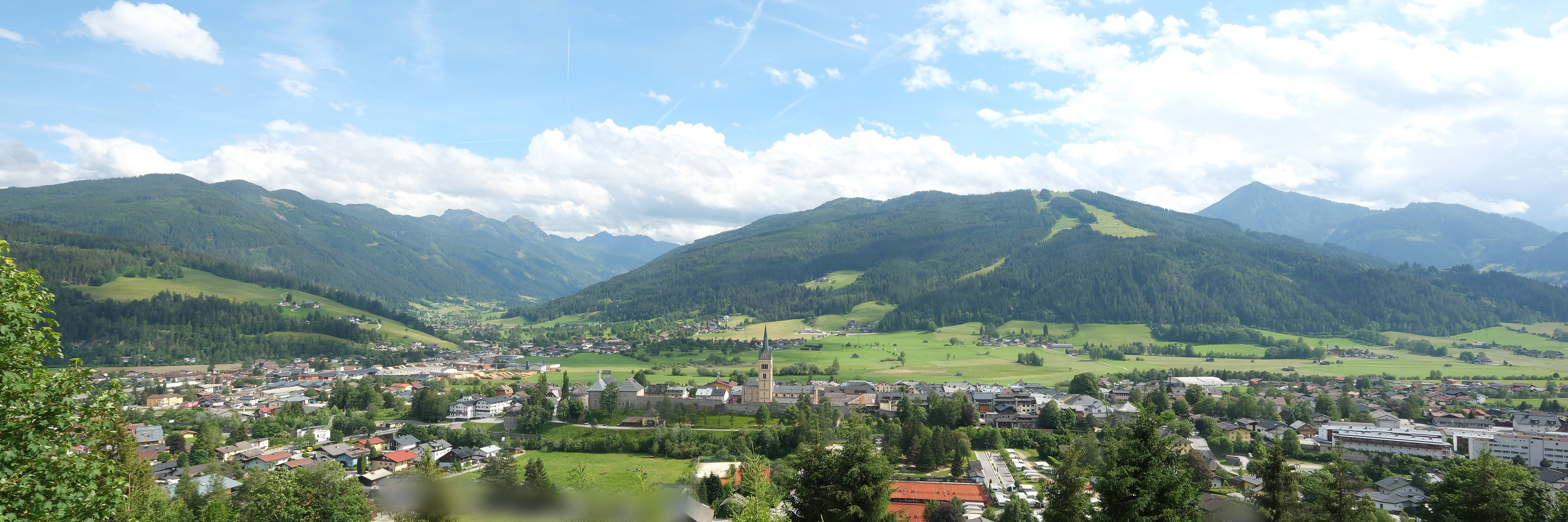 Archiv Foto Webcam Panoramablick auf Radstadt