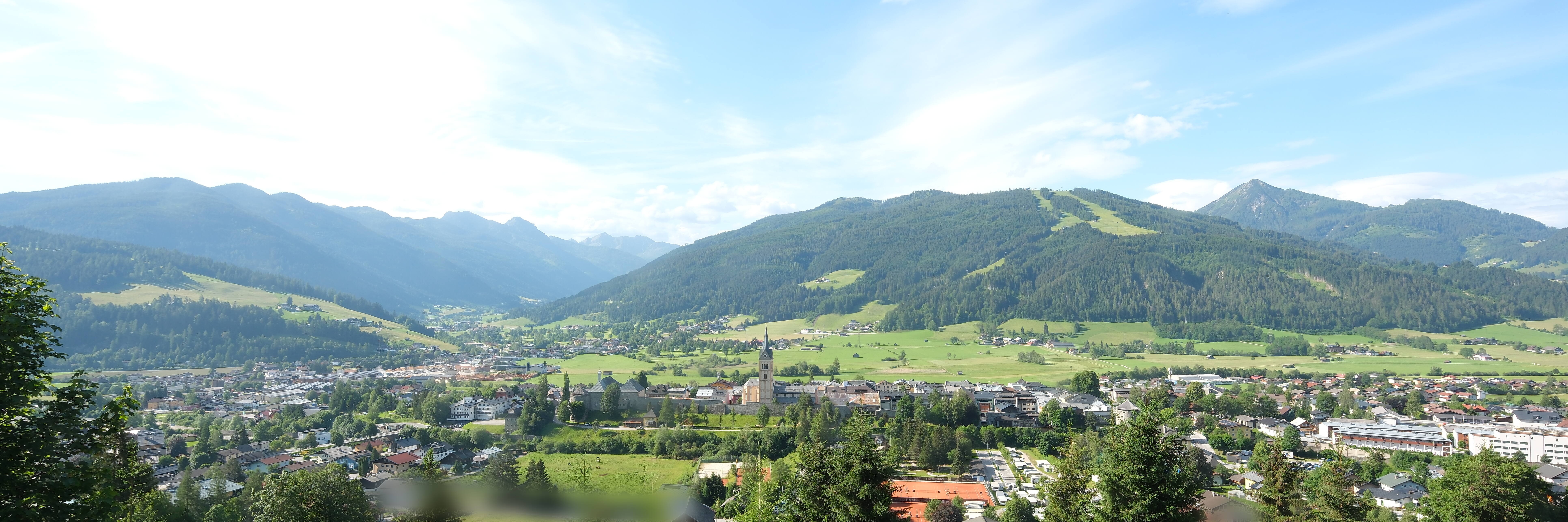 Archiv Foto Webcam Panoramablick auf Radstadt