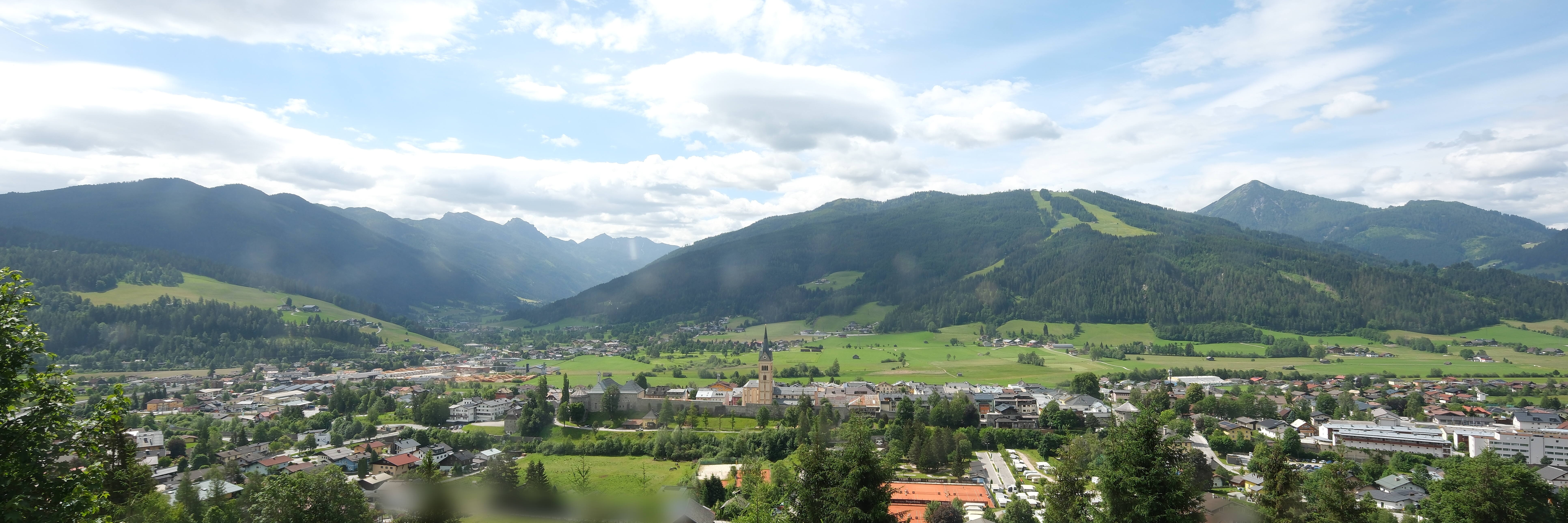 Archiv Foto Webcam Panoramablick auf Radstadt