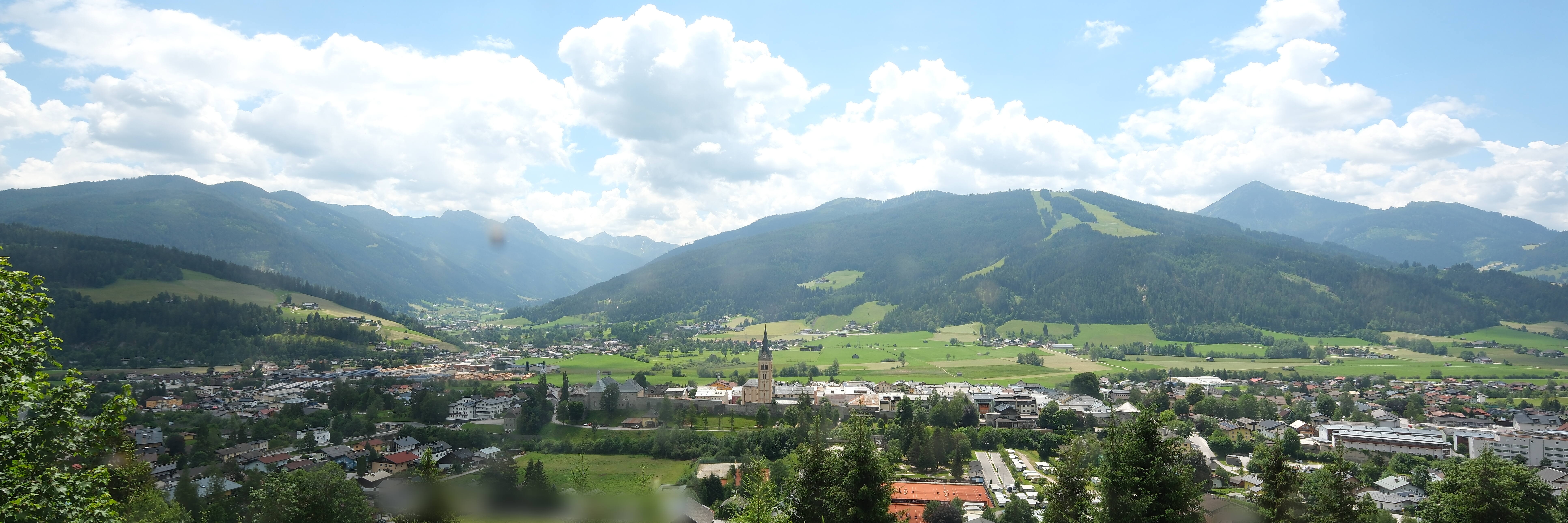 Archiv Foto Webcam Panoramablick auf Radstadt