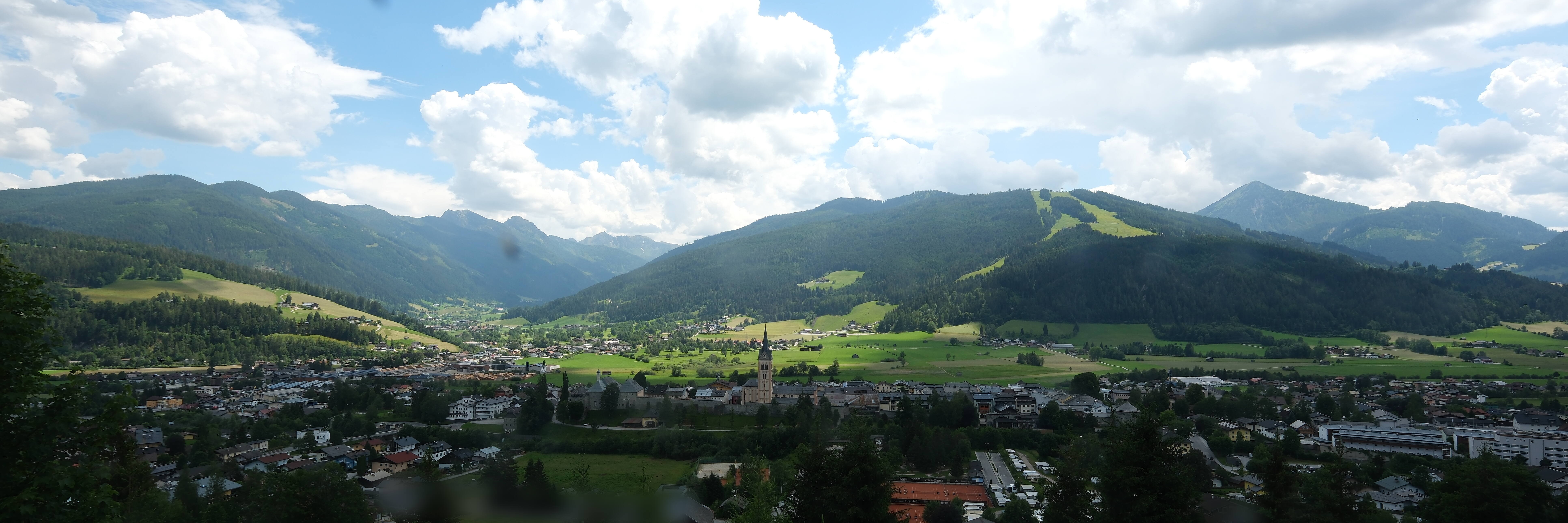 Archiv Foto Webcam Panoramablick auf Radstadt