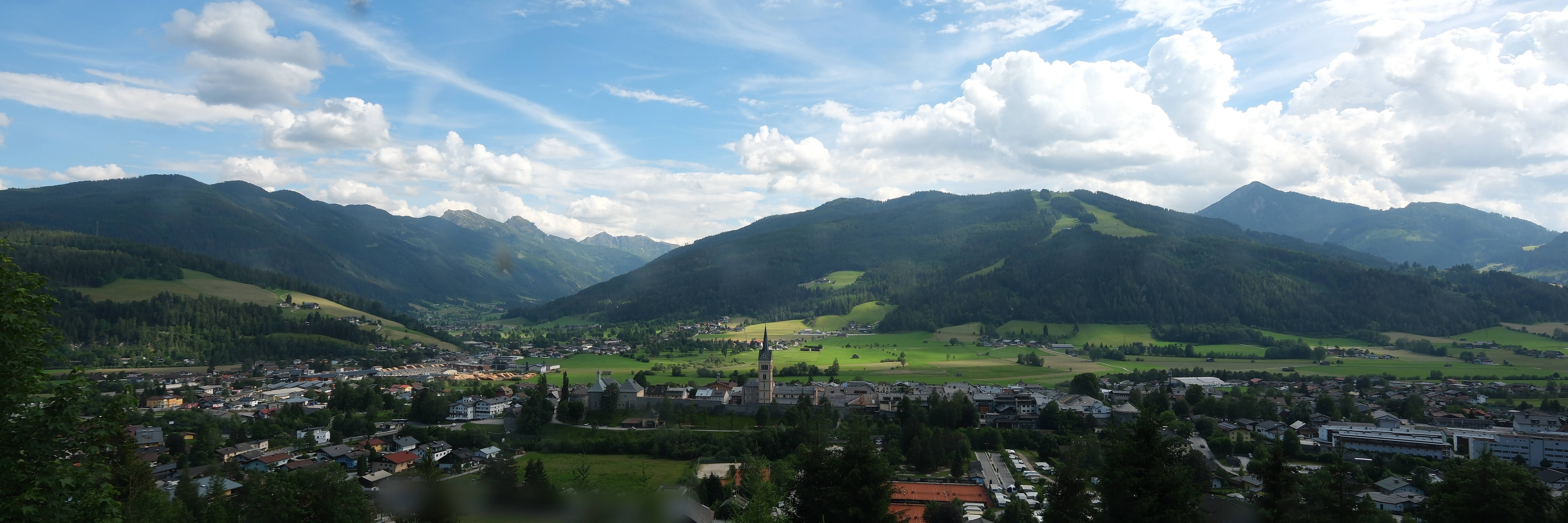 Archiv Foto Webcam Panoramablick auf Radstadt